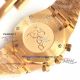 Yellow Gold Audemars Piguet Royal Oak Chronograph 26331 Black Face Replica Watch (7)_th.jpg